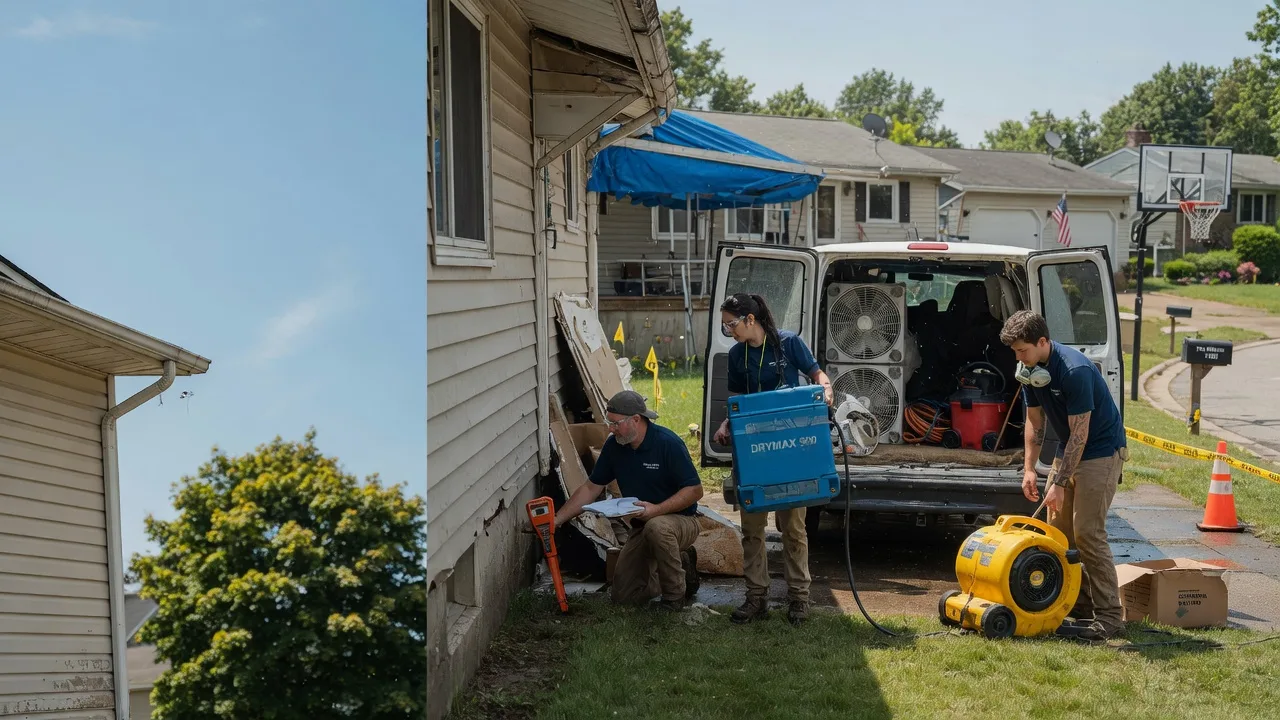 Ceiling Leak Cleanup in Ravenna, MI near me